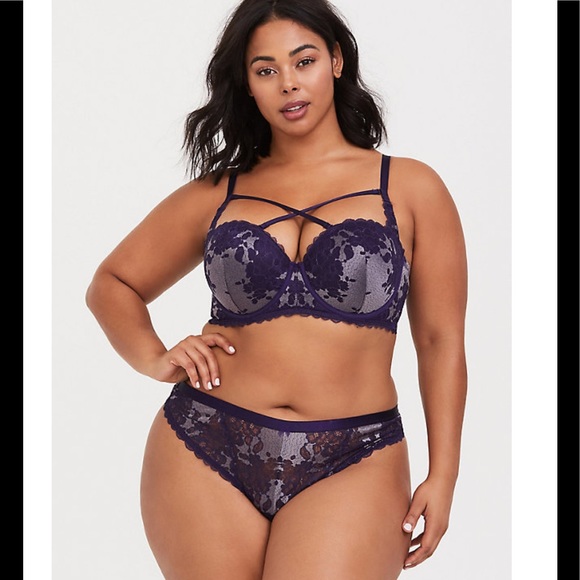 Torrid Purple Push-up and Strapless Bra - Picture 7 of 12